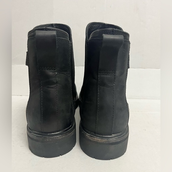 ROOTS JUNCTION CHELSEA LEATHER BOOTS WOMENS Sz 7 BLACK COLOR - Picture 12 of 17